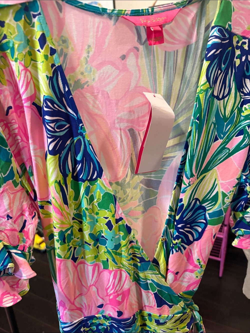 Lilly Pulitzer Emmerson Maxi NWT L - Picture 3 of 3